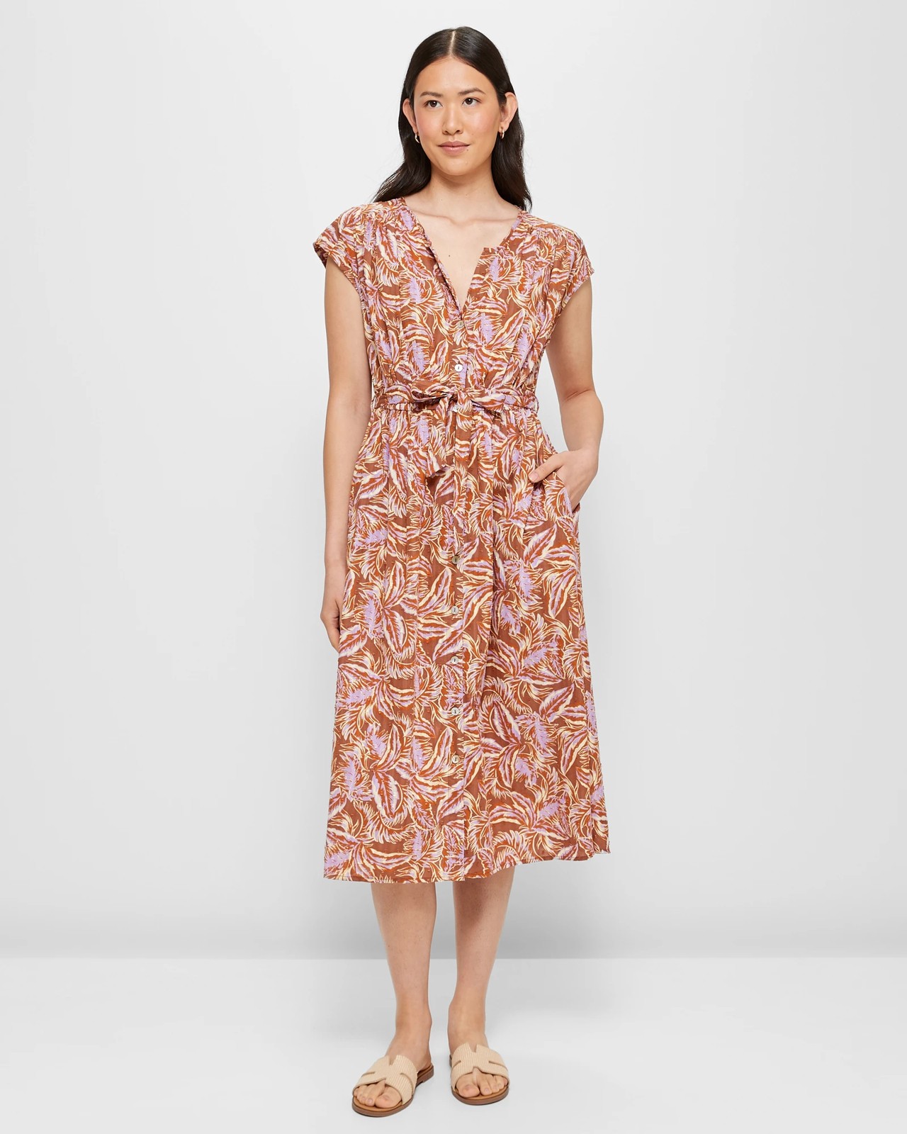 Qualitas Notch Neckline Dress