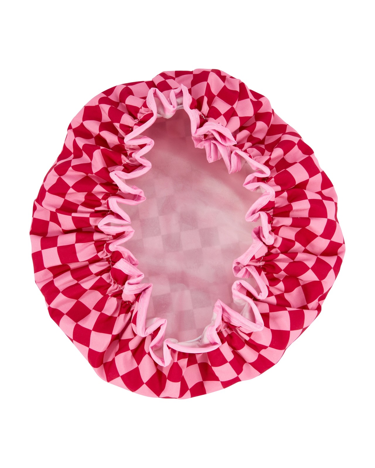 OXX Bodycare Shower Cap - Pink and Red 2 of 4