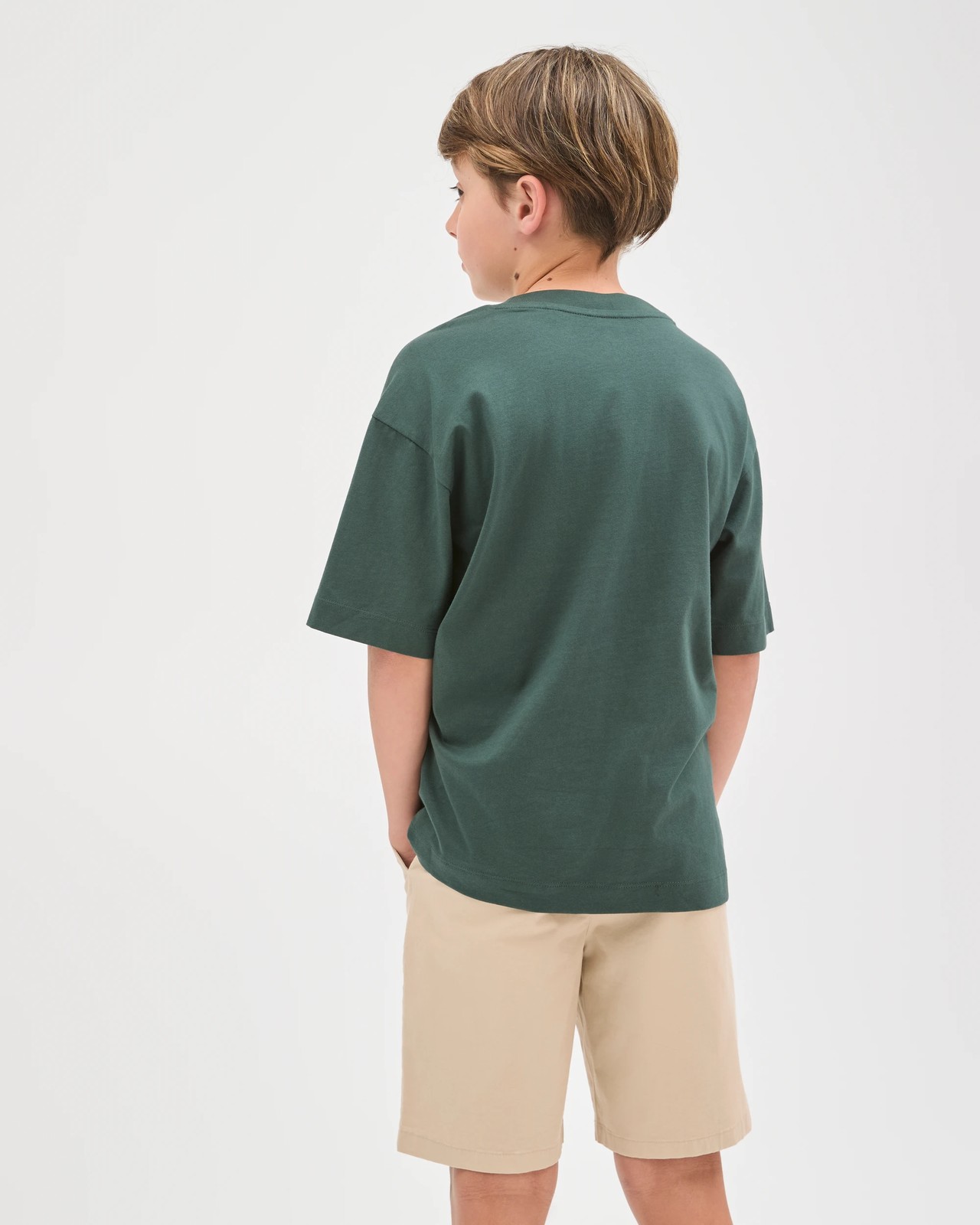 Cotton Chino Shorts - Tan 4 of 5