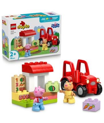 LEGO® DUPLO Peppa Pig Tractor and Market 10468