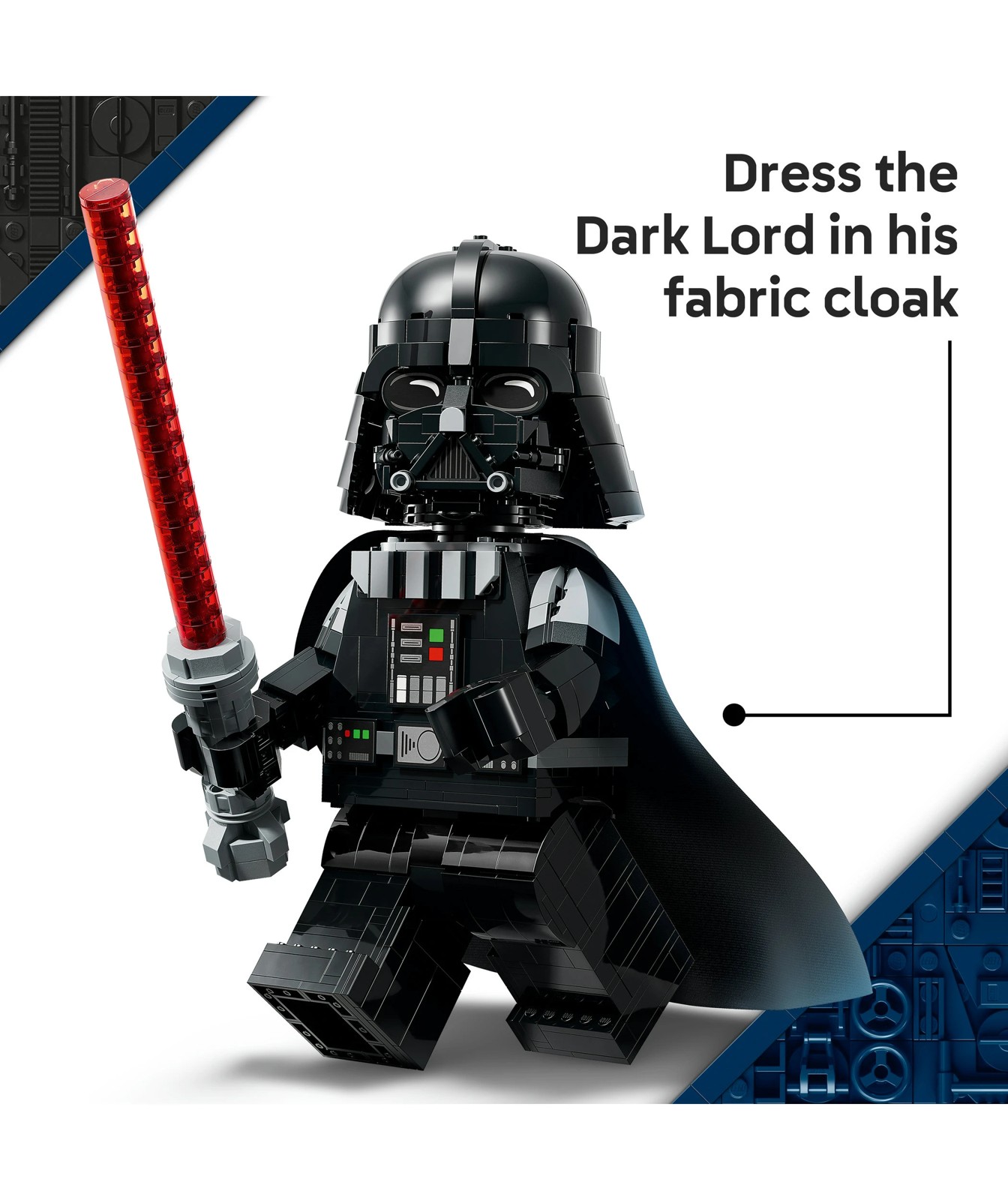LEGO® Star Wars TM Up-Scaled Darth Vader™ Minifigure 75461 5 of 5