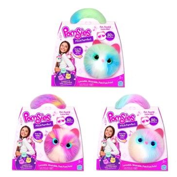 Pomsies Pitch Purrfect Plush Toy - Assorted