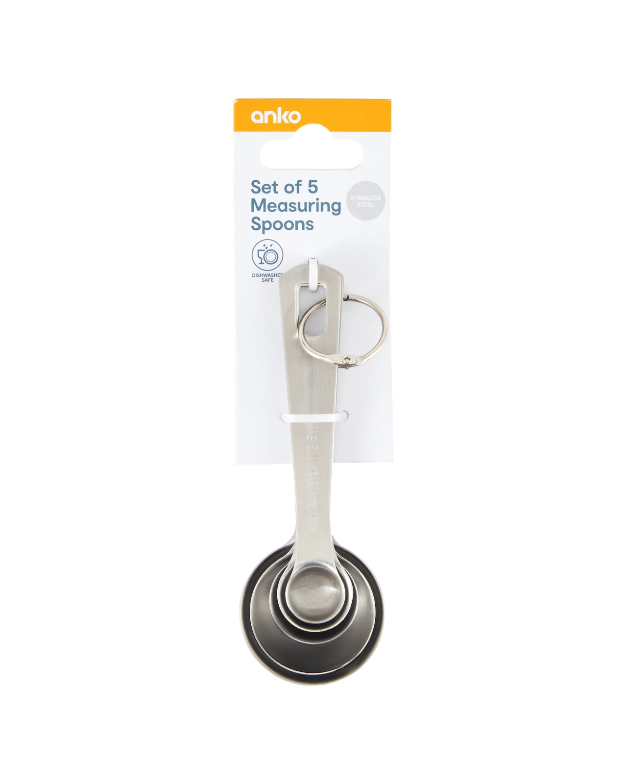 Anko Set of 5 Measuring Spoons 3 of 3