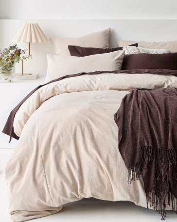 Zander Australian Cotton Corduroy Quilt Cover Set