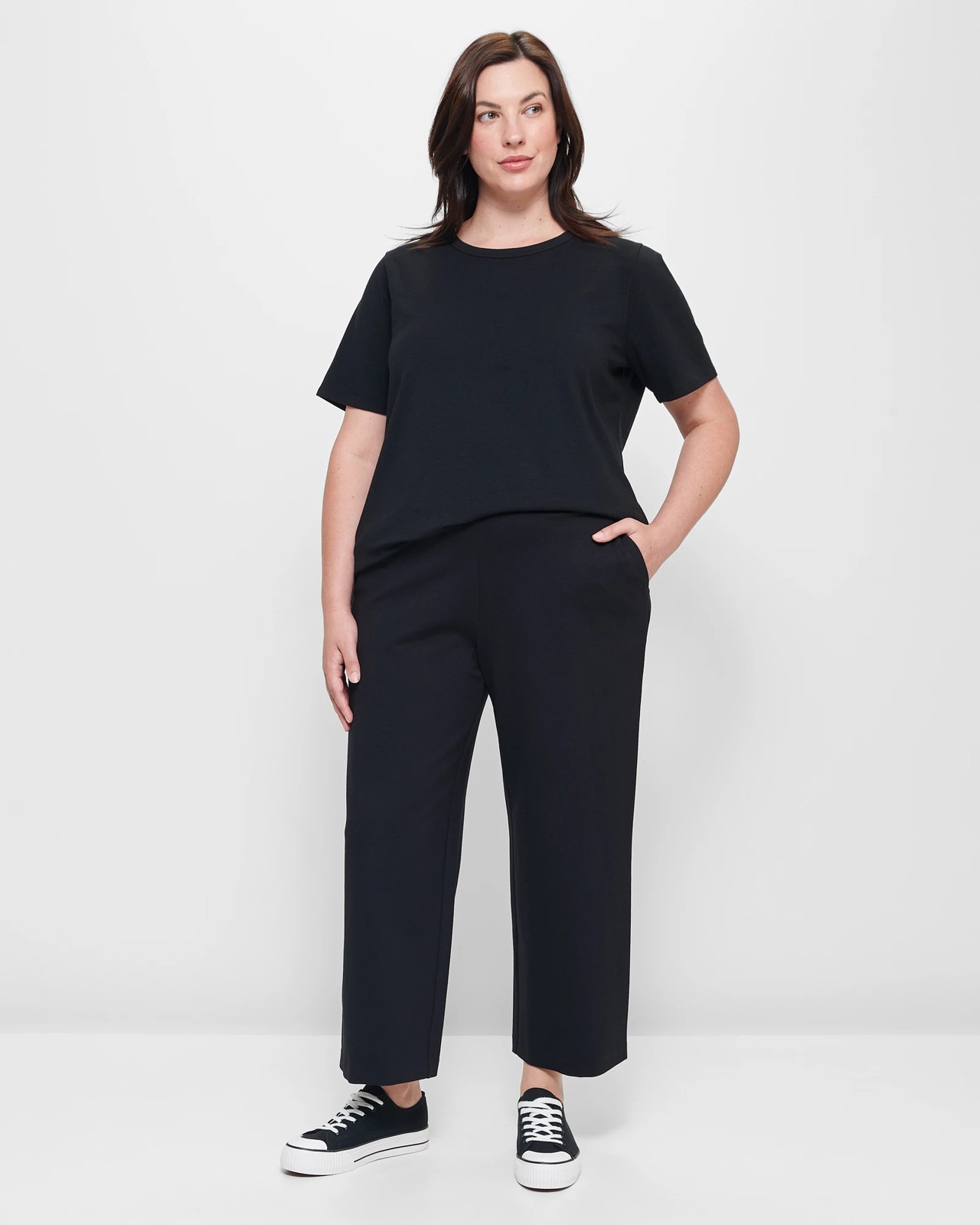 Plus size ponte pant best sale