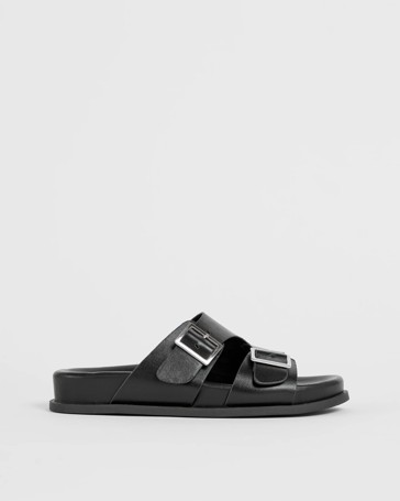 Cross Over Strap Sandals - Sandy