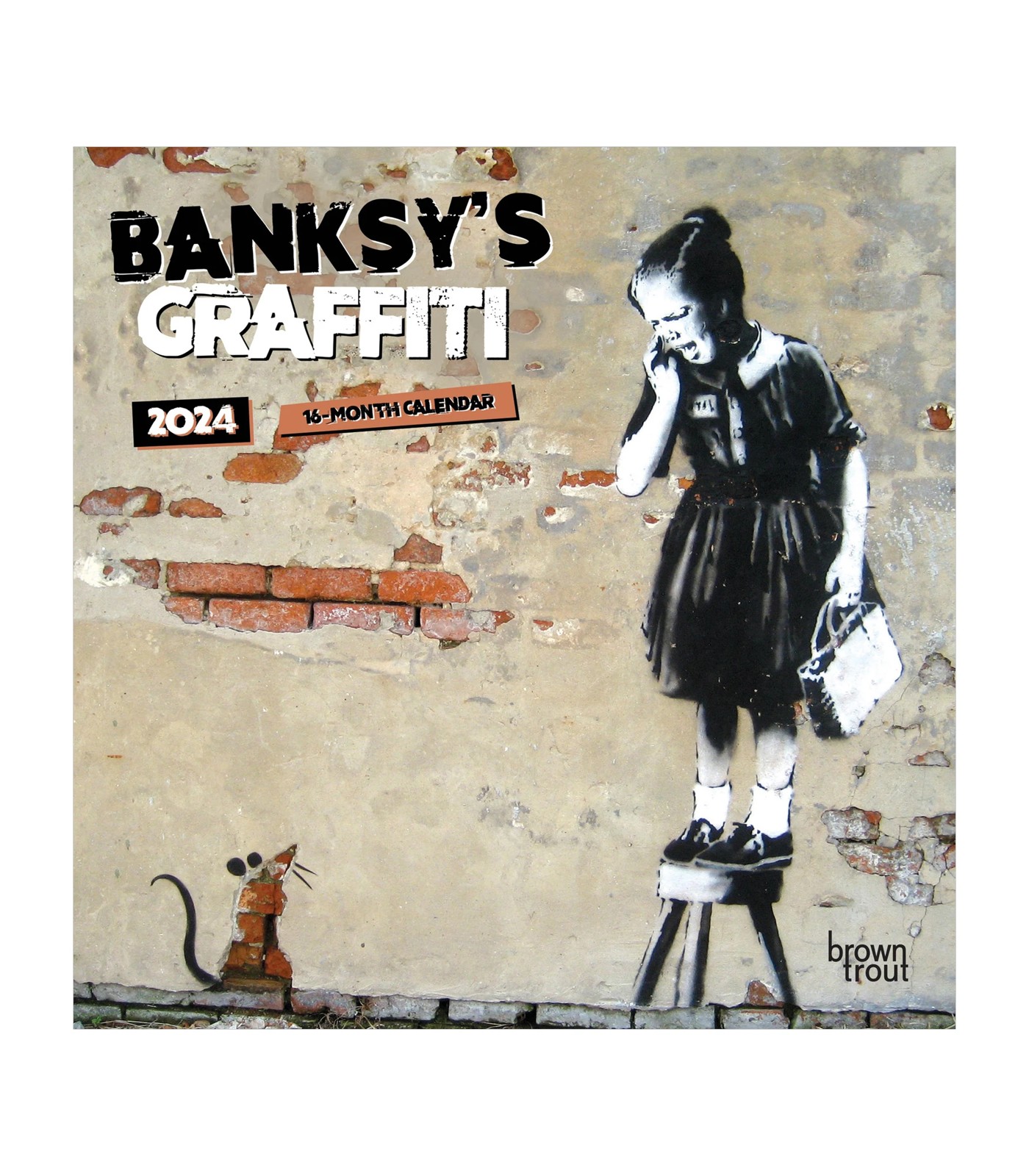 Banksy's Graffiti 2024 Mini Calendar | Target Australia