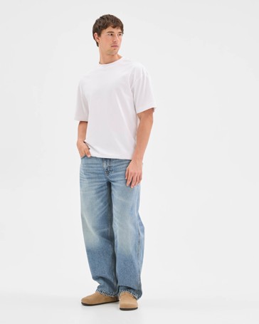 Commons Loose Fit Barrel Leg Denim Jeans