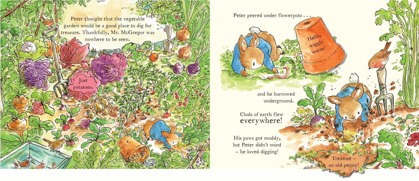The World Of Peter Rabbit: The Great Big Hug Hunt by Beatrix Potter - Book 2 of 3