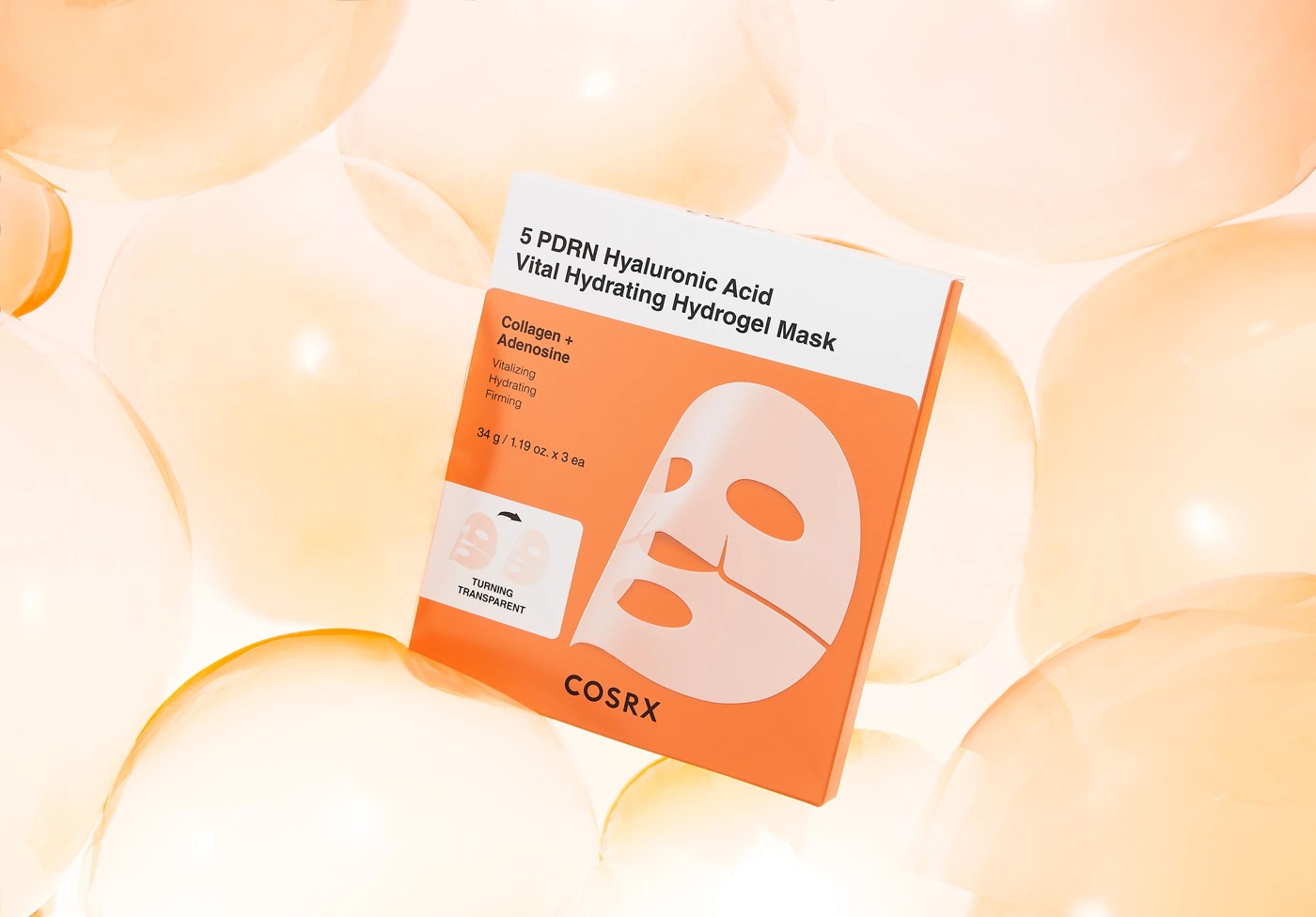COSRX 5 PDRN Hyaluronic Acid Vital Hydrating Hydrogel Mask 4 of 4