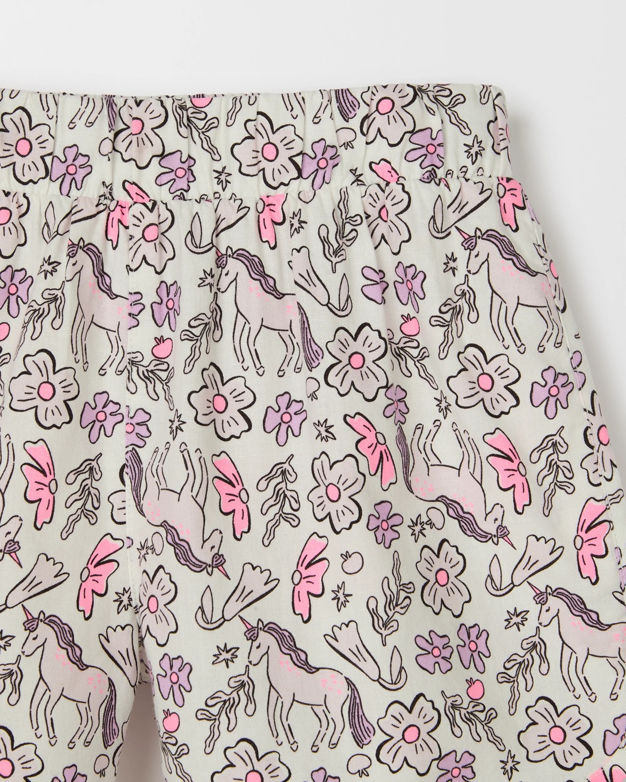 Dolphin Hem Woven Shorts - Purple Unicorn 2 of 2