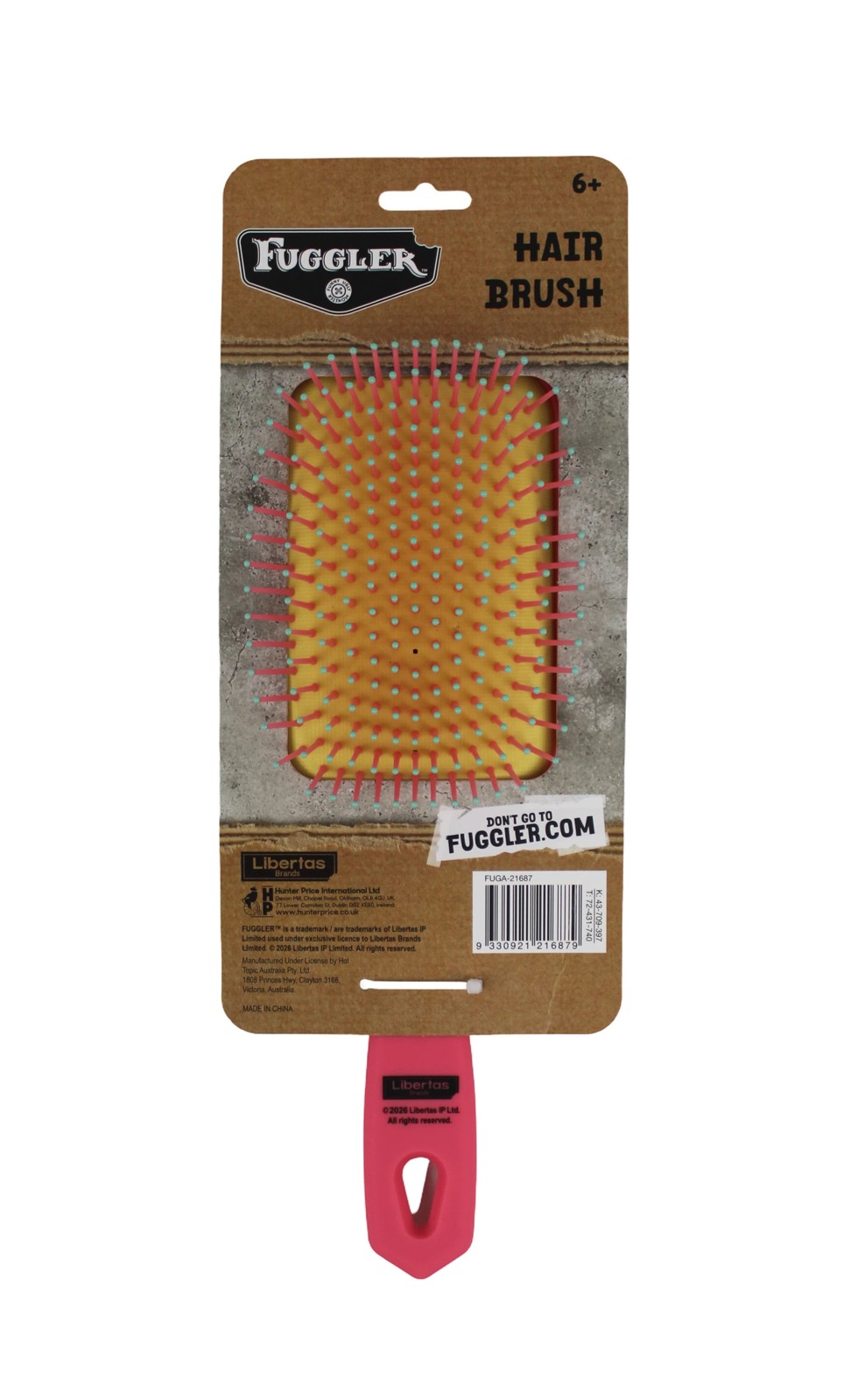 Fuggler Paddle Hairbrush -Tiger 4 of 4