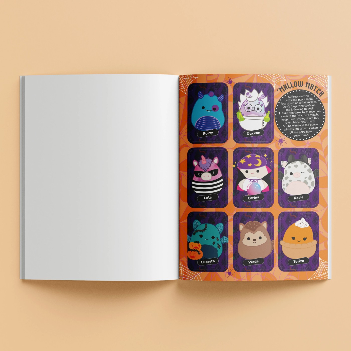 Original Squishmallows Spooky Stickers Book 3 of 4