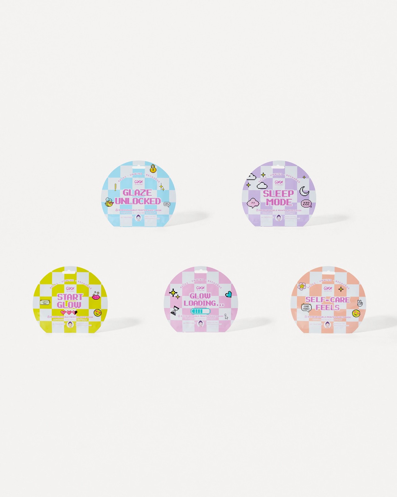 OXX Skincare Biodegradable Printed Sheet Masks 2 of 2