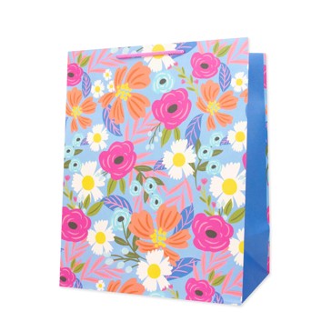 Hallmark Large Gift Bag - Blue Floral