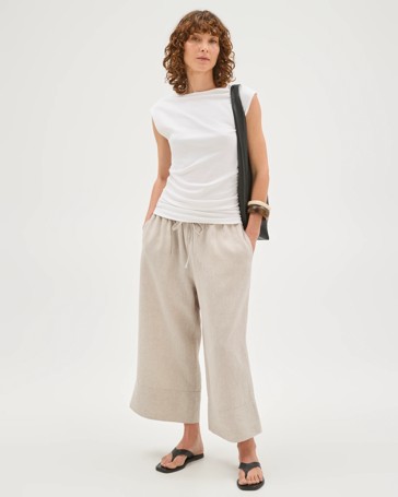 Gathered Waist T-Shirt