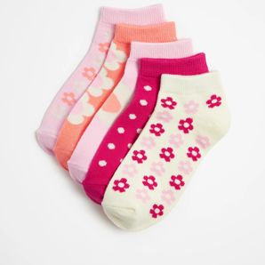 Girls Low Cut Socks 5 Pack - Maxx product image