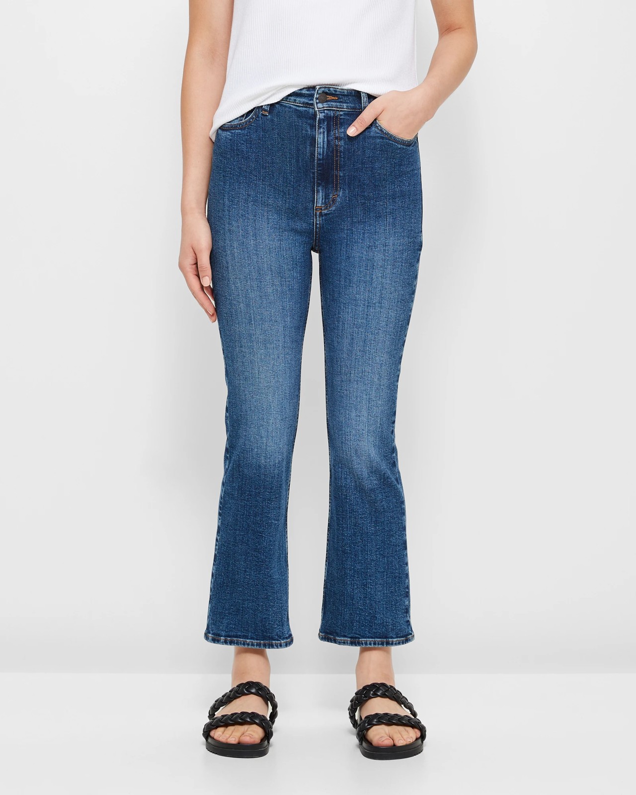 Womens Flared Jeans Australia, Cropped Flare Jeans