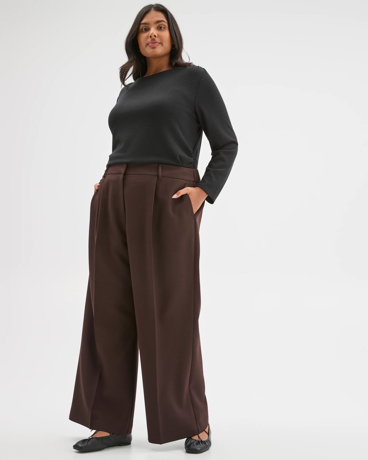 Plus Size Wide Leg Pants 3 of 6