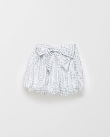 Metallic Bow Skirt