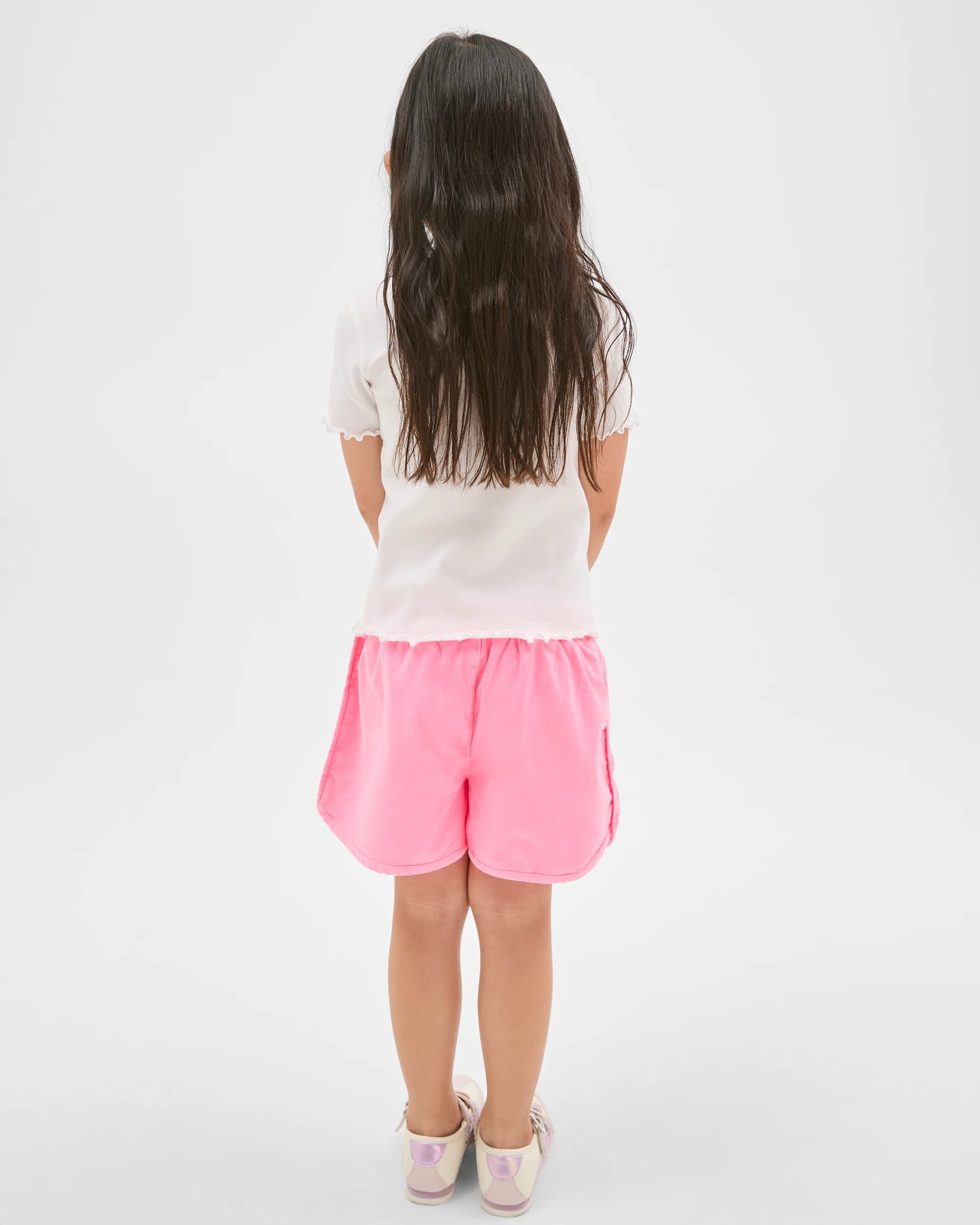Dolphin Hem Woven Shorts - Neon Pink 4 of 6