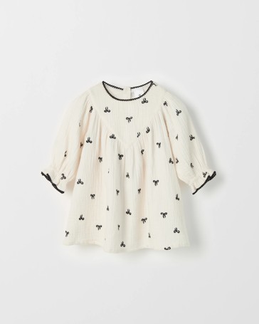 Baby Long Sleeve Midi Boho Dress