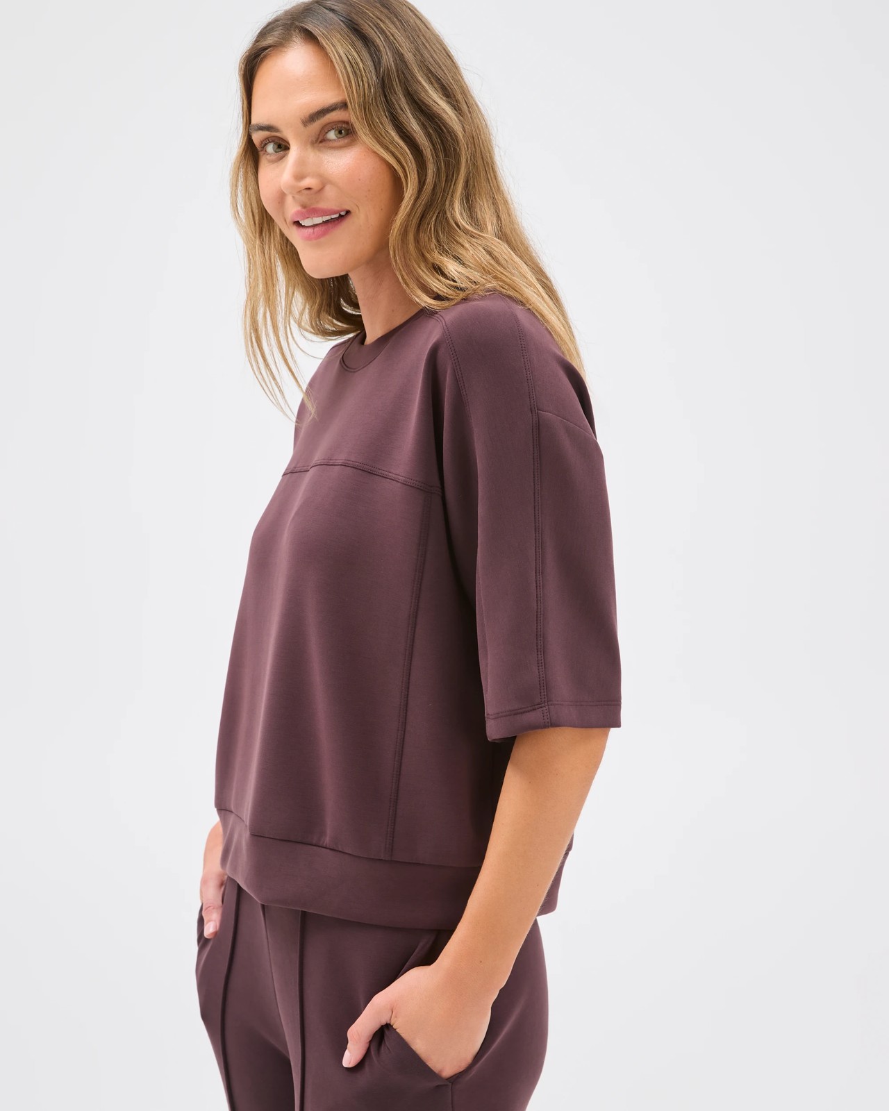 Active Summer Movement Yoga Top - Raisin 4 of 6