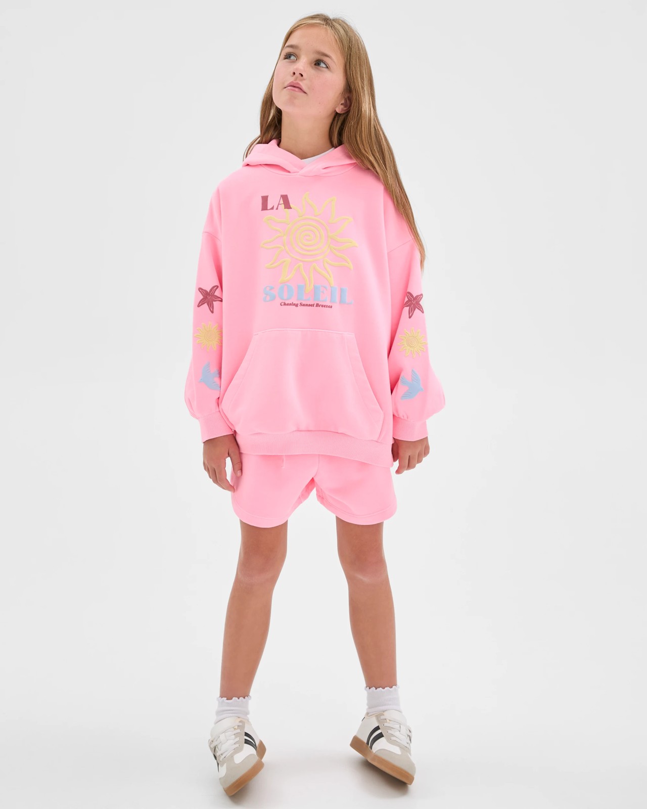 Australian Cotton Blend Fashion Washed Hooded Jumper - Neon Pink 2 of 6
