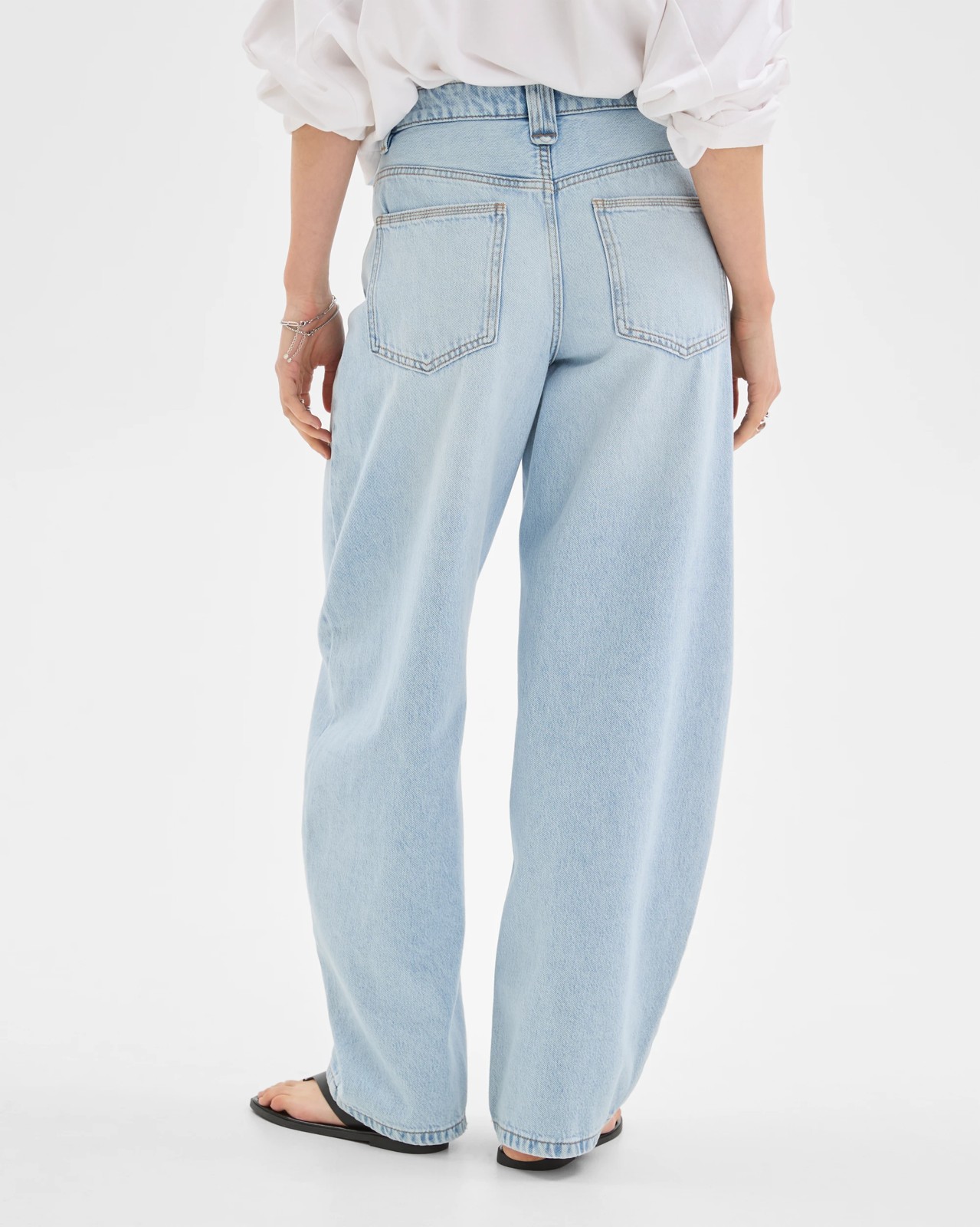 Lily Loves Australian Cotton Blend Bow Leg Denim Jeans 5 of 5