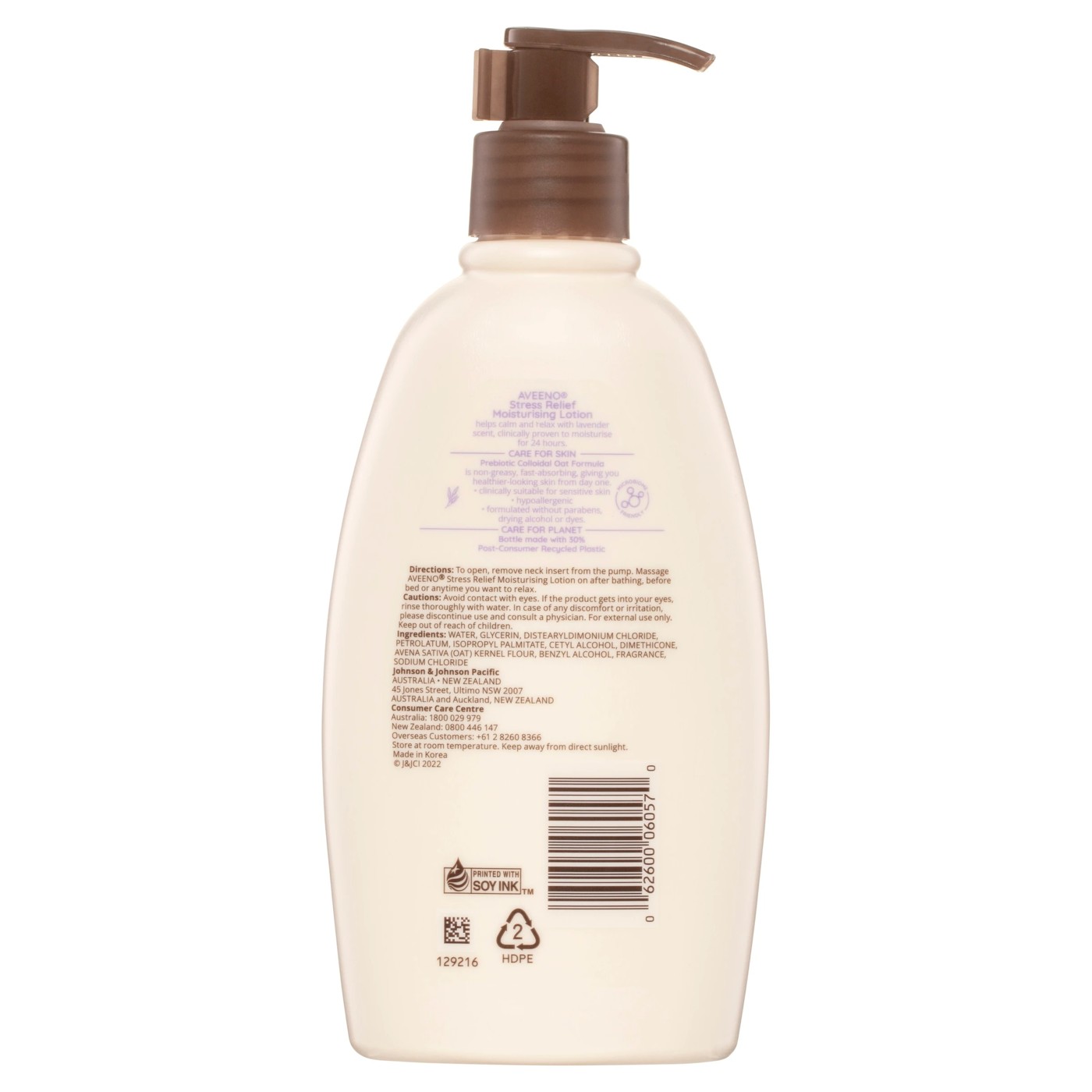 Aveeno Active Naturals Stress Relief Moisturising Lotion 354ml - Lavender, Chamomile & Ylang-Ylang 2 of 5