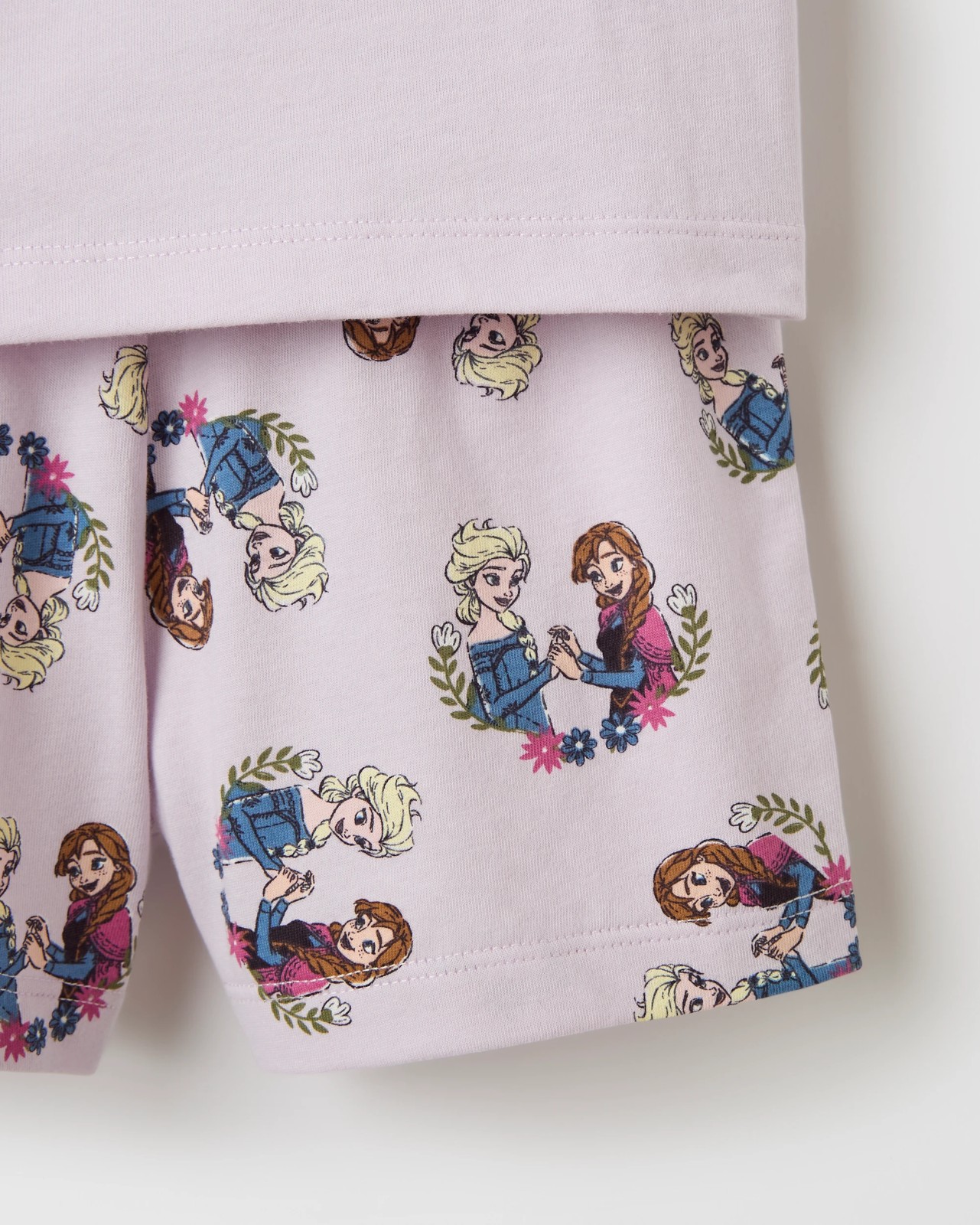 Licensed Disney Frozen Australian Cotton Younger Girls Pyjama Set 4 of 4