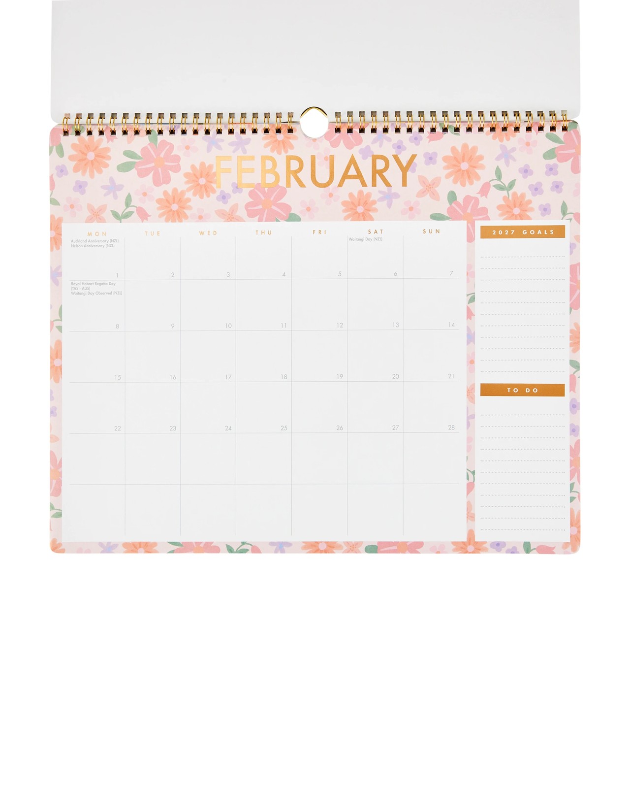 Anko 2027 Wall Flower Calendar 2 of 5