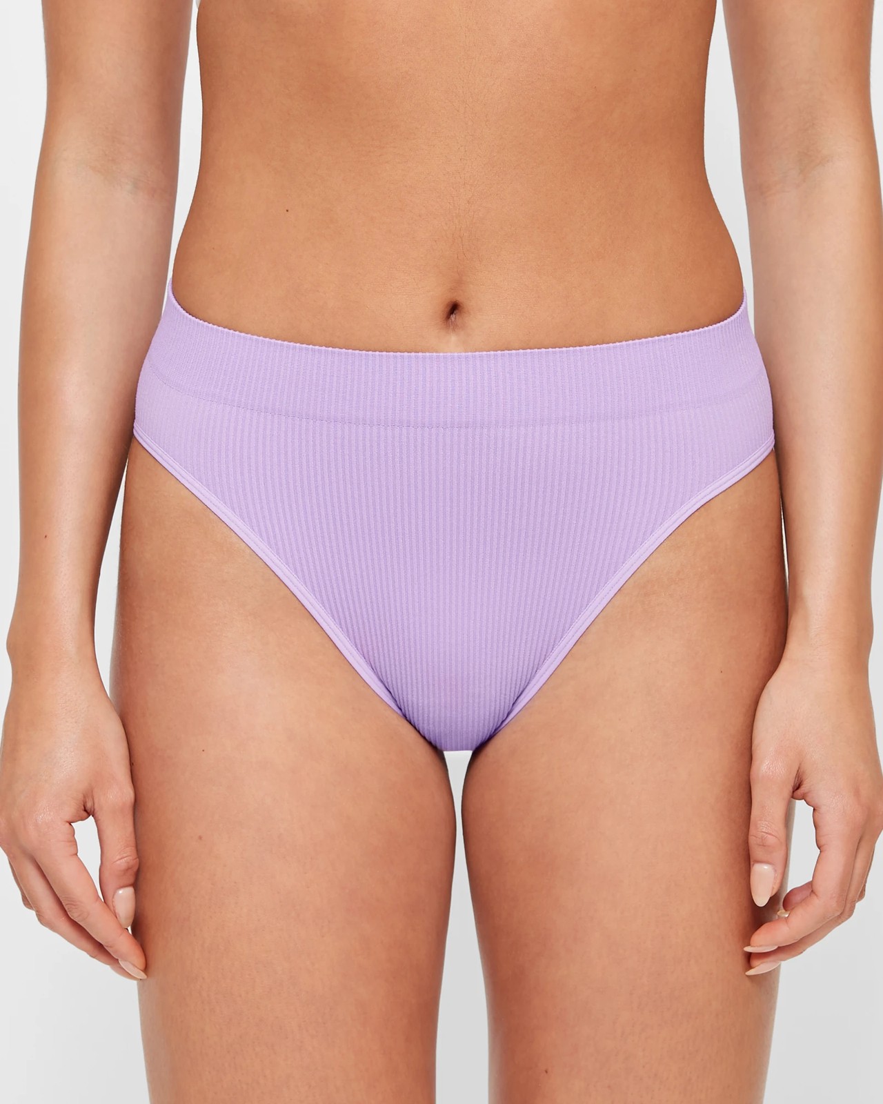 Purple underwear in stretch organic cotton - Violet