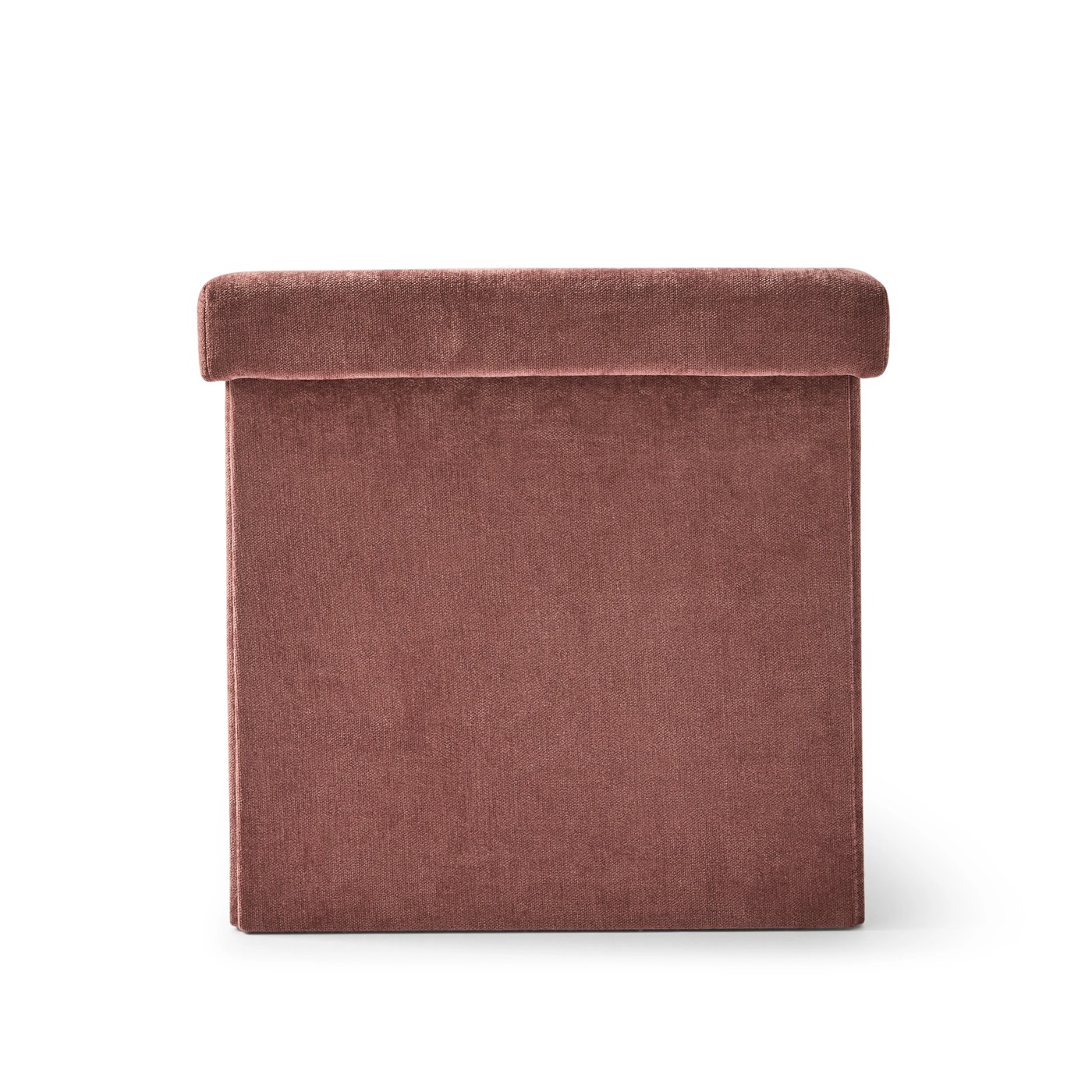 Anko Square Storage Ottoman - Burgundy 5 of 5