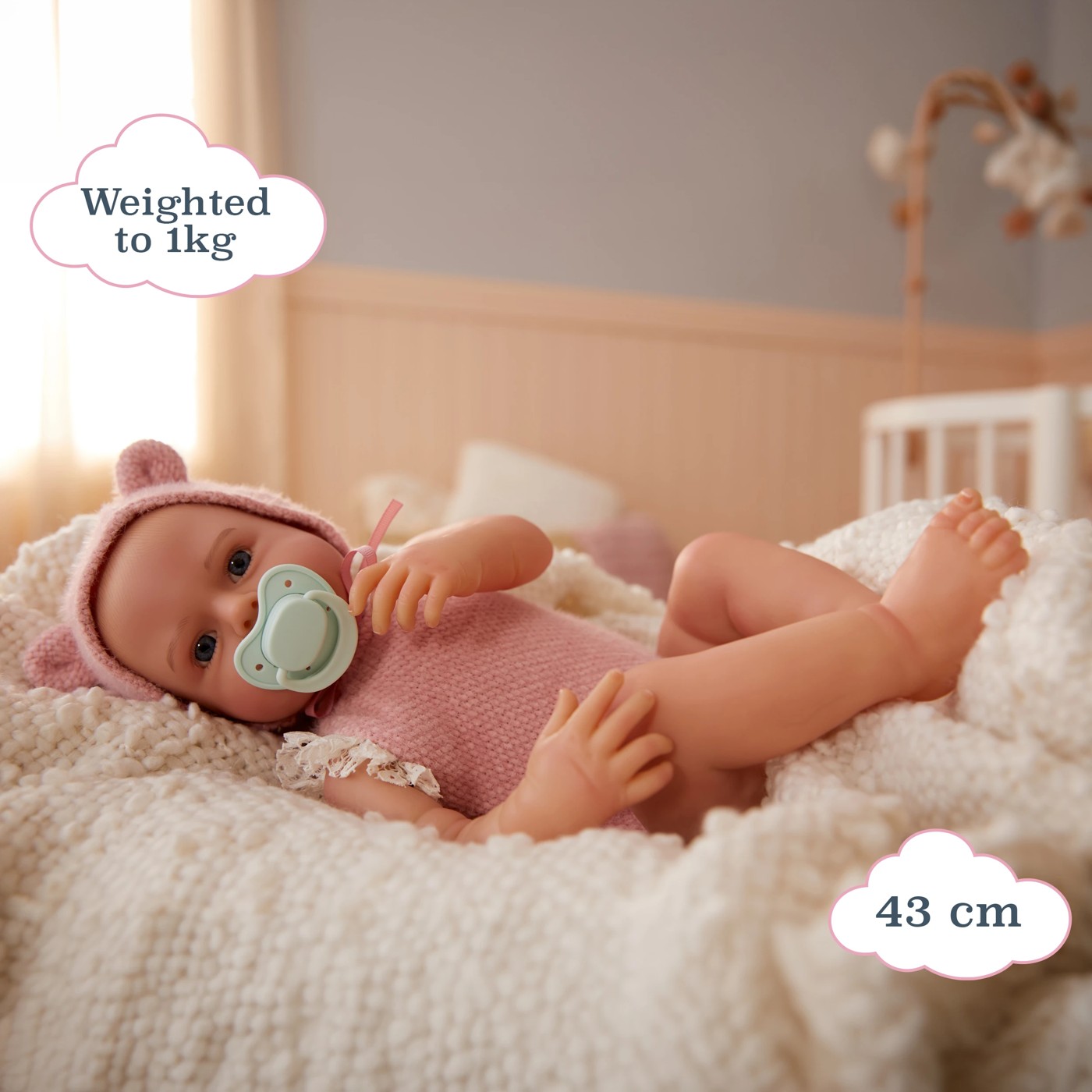 BABY born Real Baby Doll Girl, Open Eyes - Assorted 5 of 5
