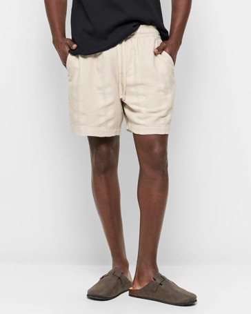Australian Cotton Textured Knit Shorts - Commons