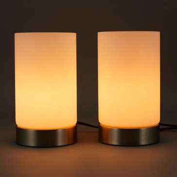 2 Pack Glass Touch Lamps - Anko