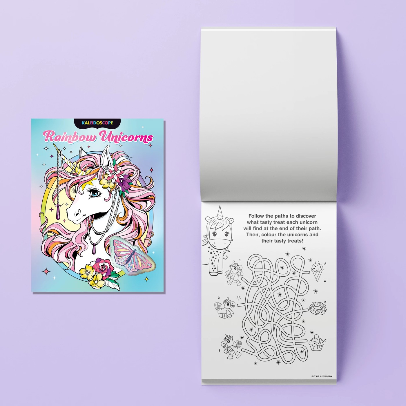 Kaleidoscope Coloring Kit: Unicorns And More - Hinkler Books : Target