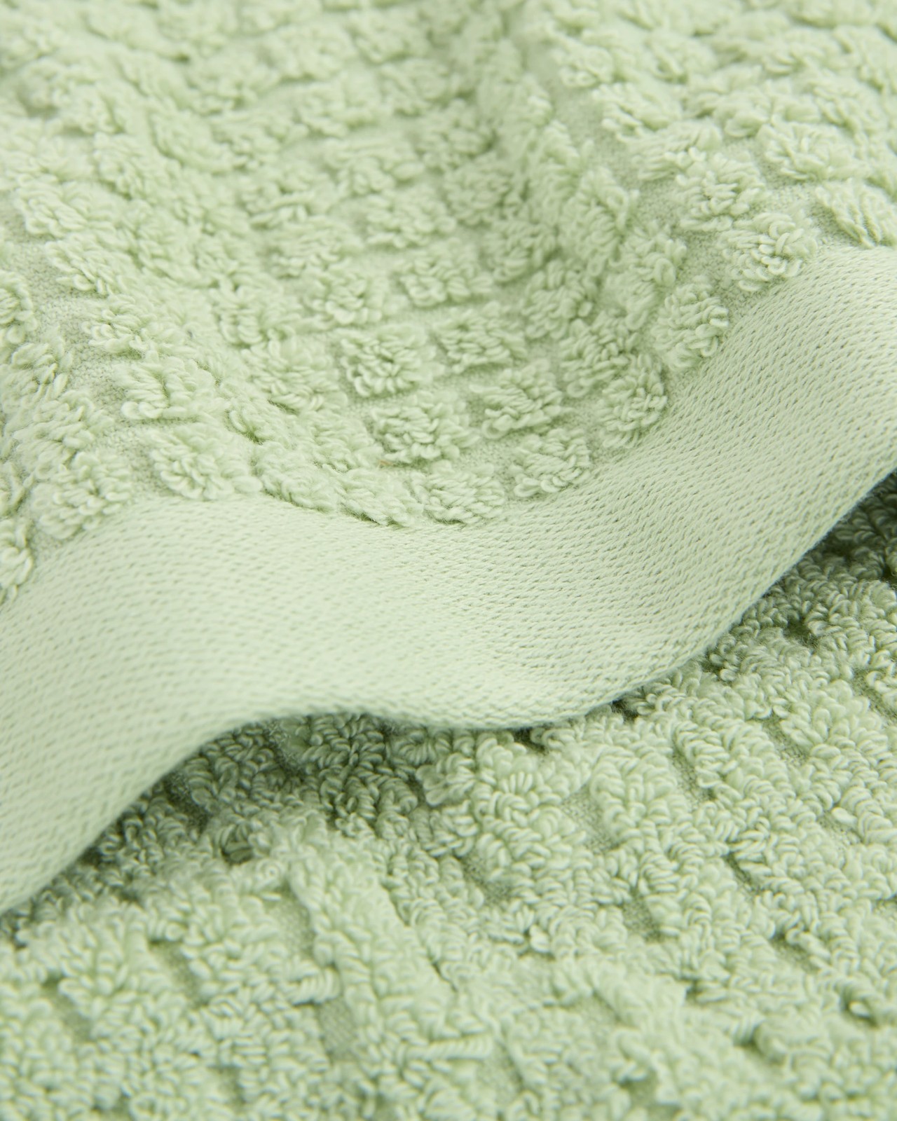 Cassie Textured Australian Cotton 2 Pack Hand Towel - Pistachio 2 of 2