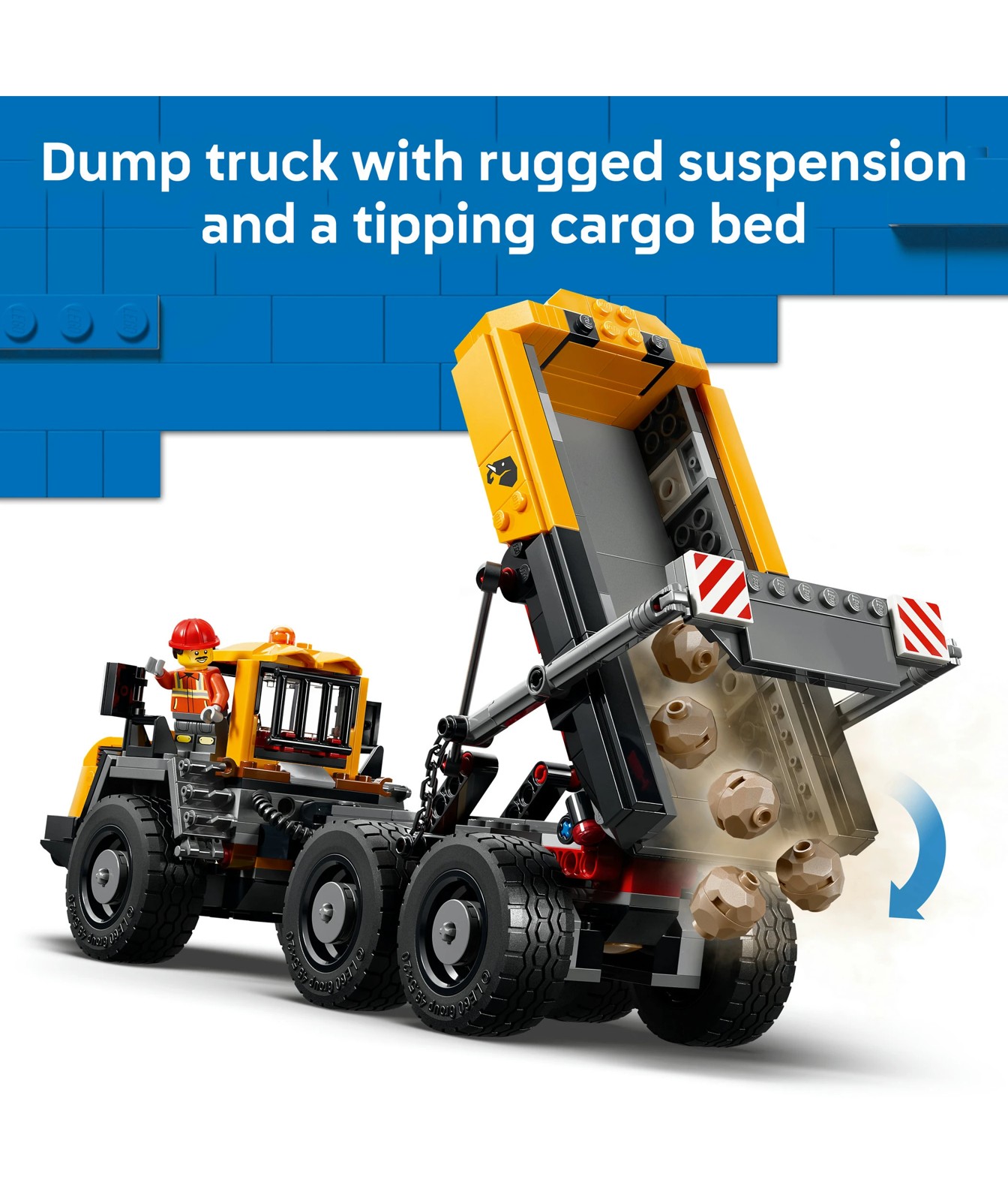 LEGO® City Dump Truck & Front End Loader 60494 4 of 5