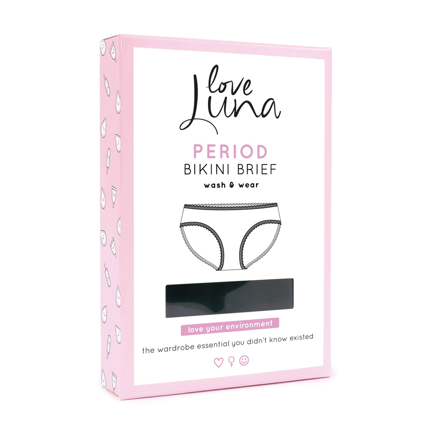 Love Luna Period Bikini Briefs; Style: LLUWPBBI 5 of 5