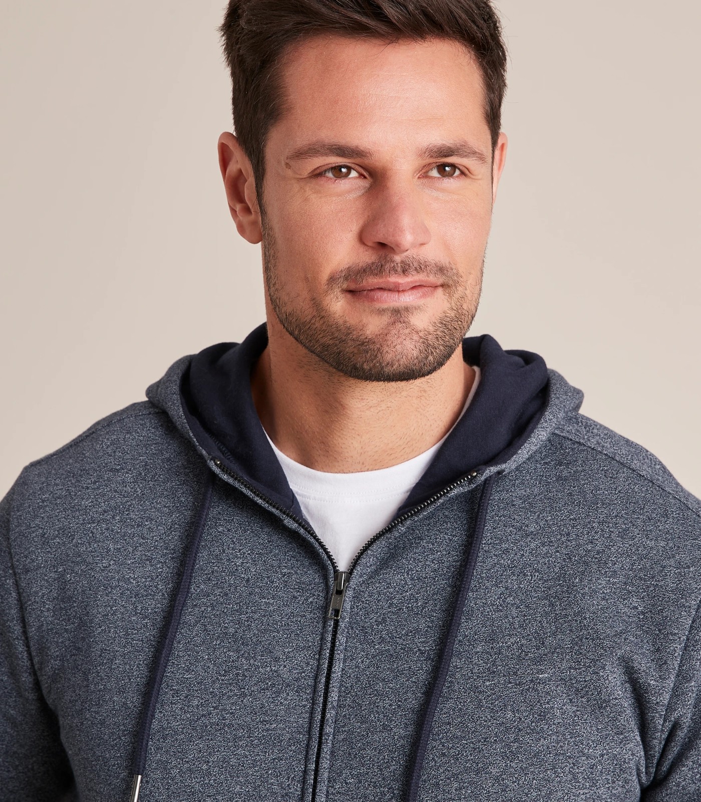Fleece Siro Zip Through Hoodie Target Australia