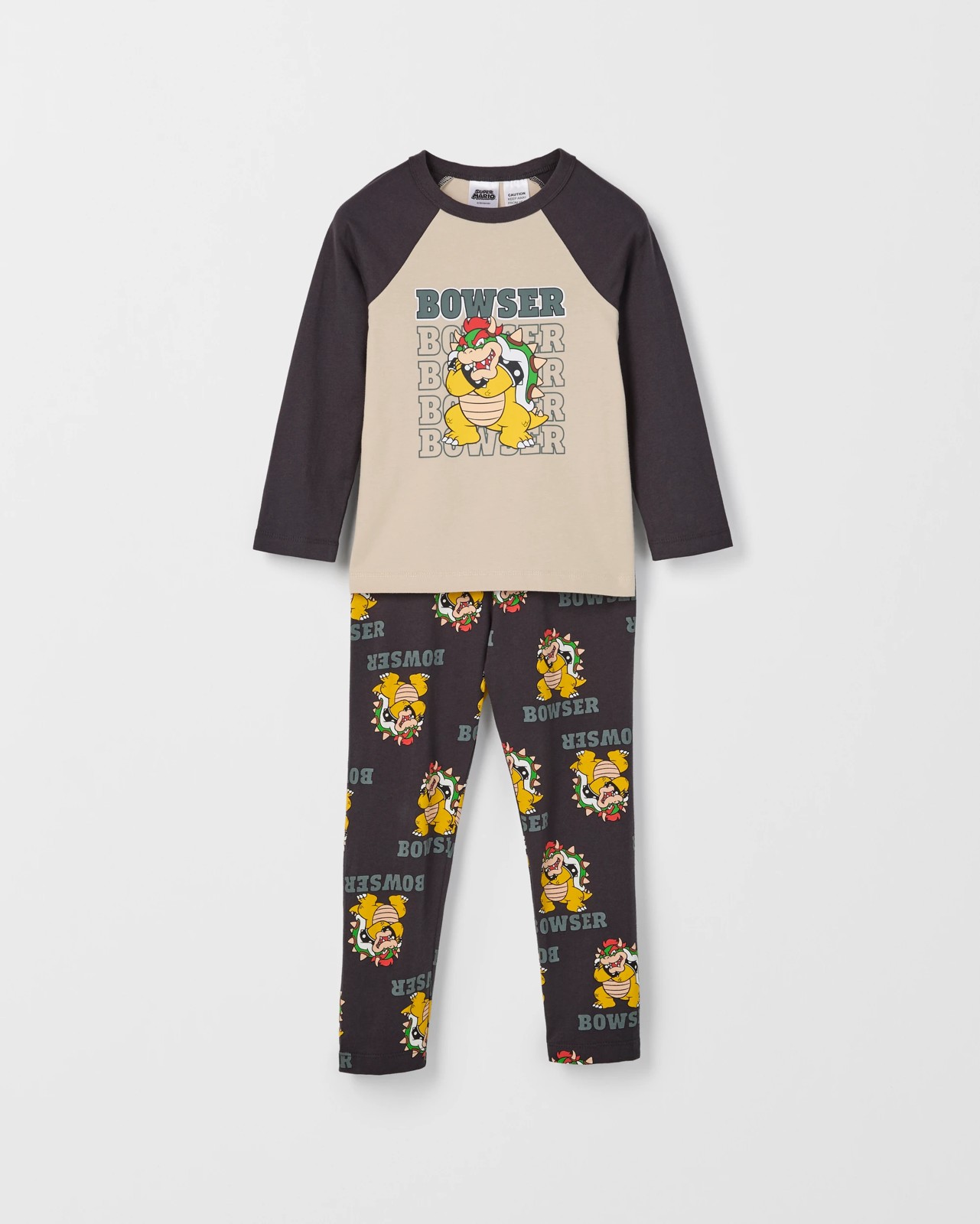 Super Mario Australian Cotton Younger Boys Knit Pyjama Set 5 of 6