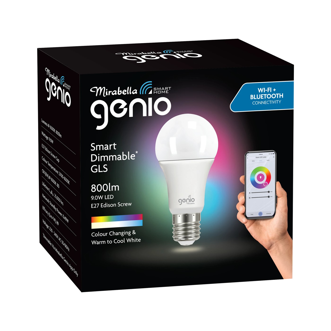 Mirabella Genio Wi-Fi Dimmable 9W LED GLS 5 of 6