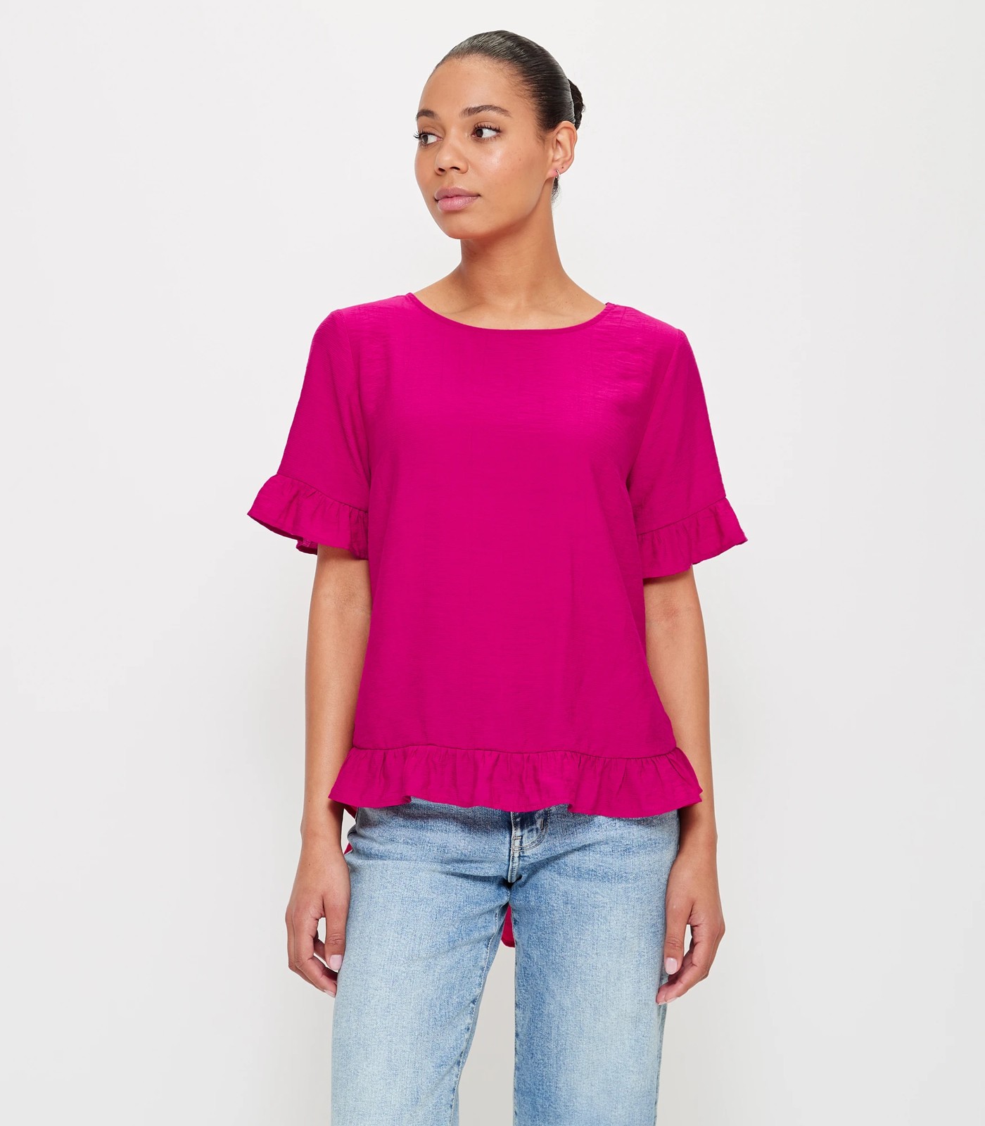 Target cheap ruffle blouse