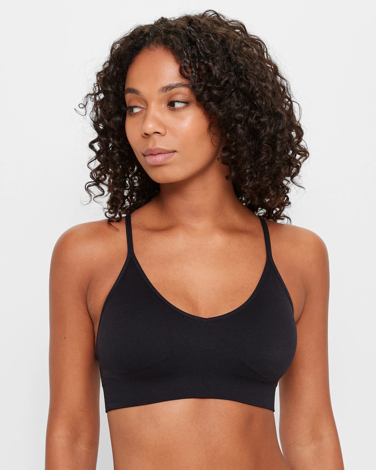 Seamless Racerback Sports Bra, Low Impact 