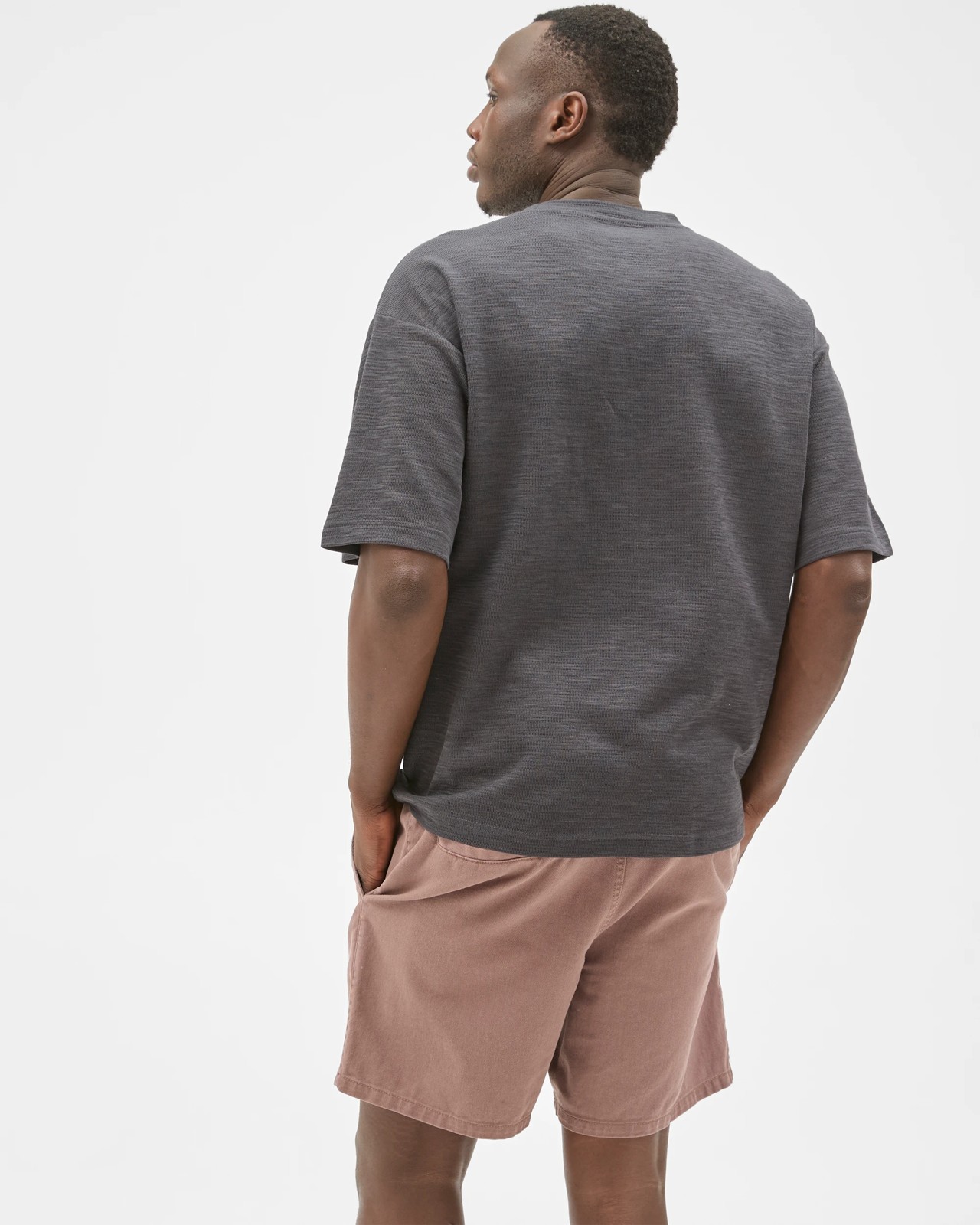 Commons Textured Graphic T-Shirt - Black Mallorca 5 of 5