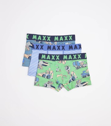 3 Pack Boys Fitted Trunks