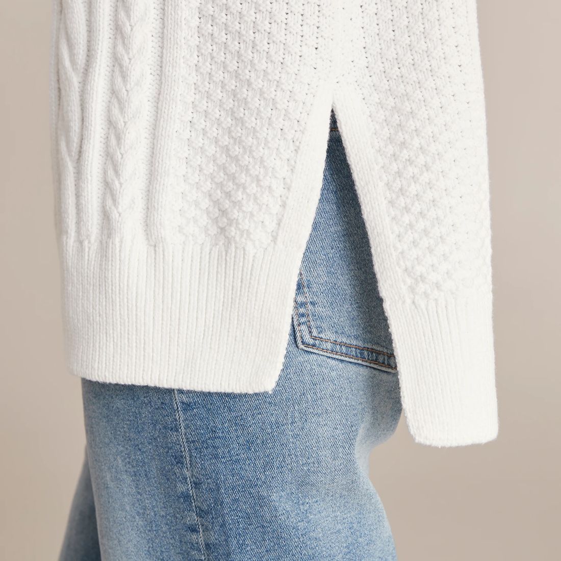 Australian Cotton Crew Neck Cable Knit Jumper Target Australia