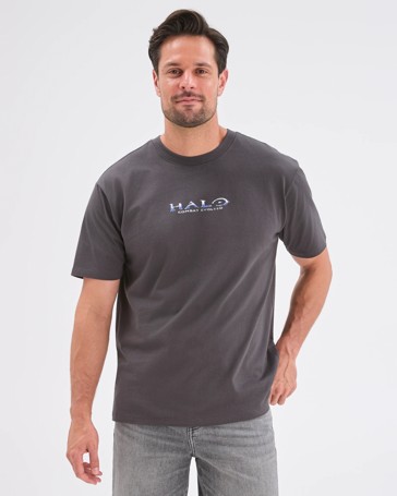 Licensed Halo Australian Cotton Graphic T-Shirt